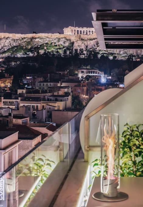 Heated Plunge Pool & Firepit Acropolis Penthouse Apartamento Atenas Exterior foto
